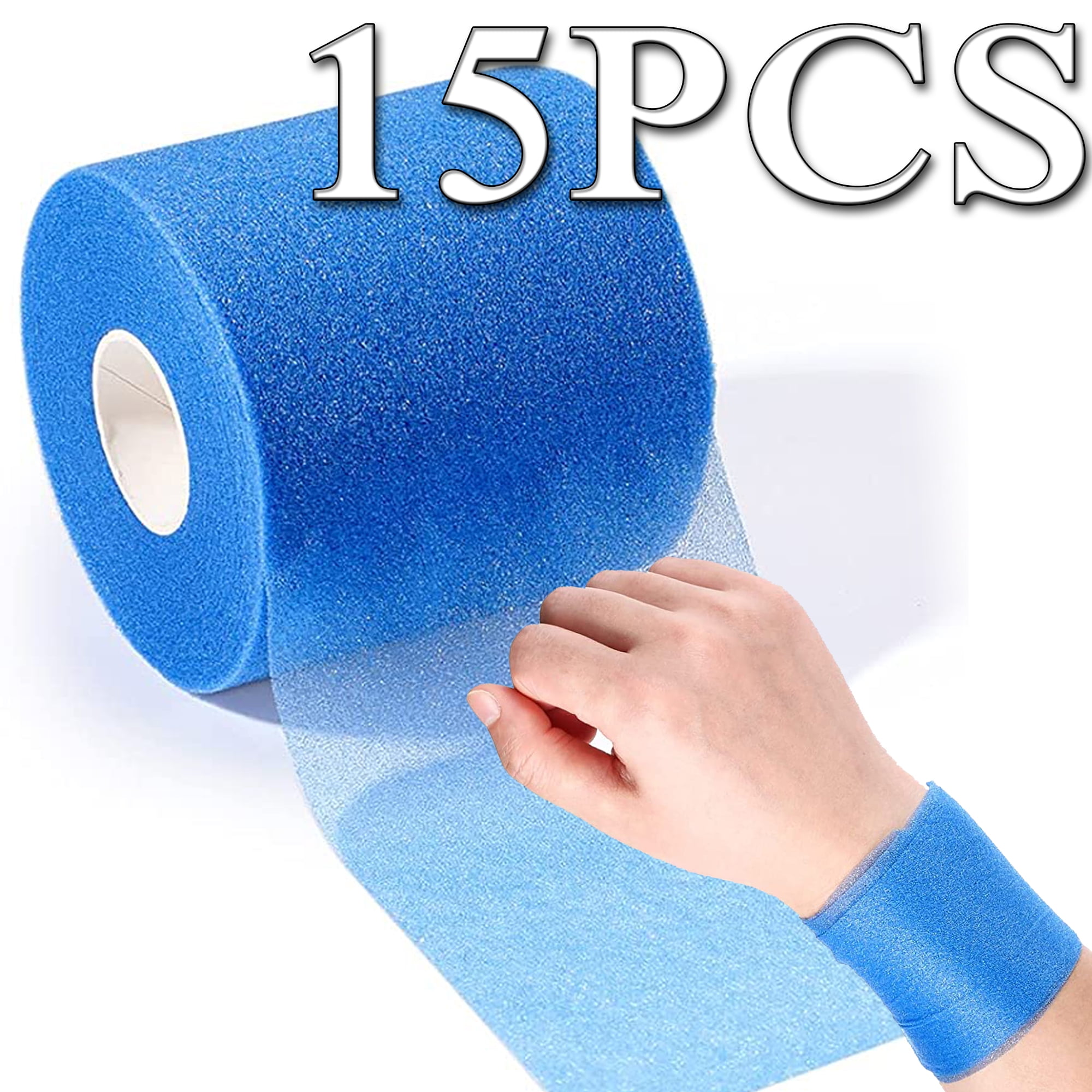 5 Pieces Foam Underwrap Tape Athletic Foam Tape Sports Pre-wrap Breathable  Roll Tape for Elbow
