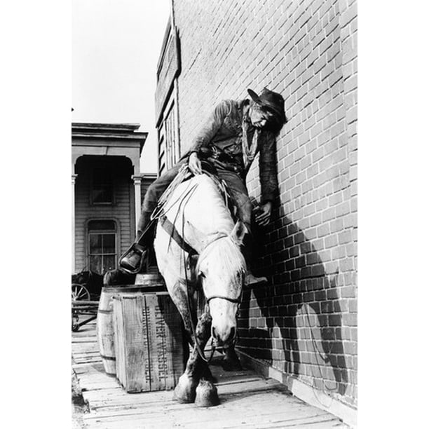 Lee Marvin Drunk On Horse Cat Ballou Classic 24X36 Poster 