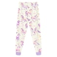 thumbnail image 7 of JUMEYU Cute Pajamas for Girls Kids Baby Boys Girls Pajama Set Kids Cute Toddler Snug fit Pattern Design Pjs Cotton Sleepwear 5T 6T (Light Purple,5-6 Years), 7 of 7