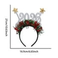thumbnail image 7 of Shoreew 2026 Glitter Headband for New Years Eve Christmas Party Hair Accessory with Stars Festive Countdown Celebration Headwear, 7 of 7
