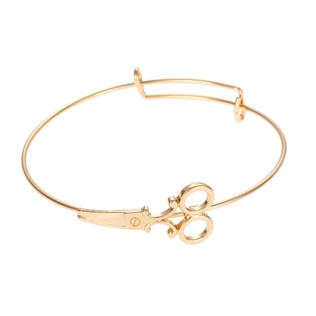 Sonducket con colgante de diseño de tijeras para mujer a la moda, brazaletes de oro rosa ajustables para chica Simple, regalo para mujer, Ropa, zapatos y accesorios Miscelánea oro Sonducket PS10071-02