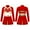 Red, variant on TiaoBug Girls Halloween Cheerleading Costume Crop Top with Mini Skirt Outfit High School Competition Dance Uniform Red 16