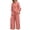 Pink, variant on Lindreshi Plus Size 2 Piece Outfits for Women Women's Summer Fashion Pullover Color Temperament Commuting Ethnic Style Long Sleeve Clothing Two Piece Set