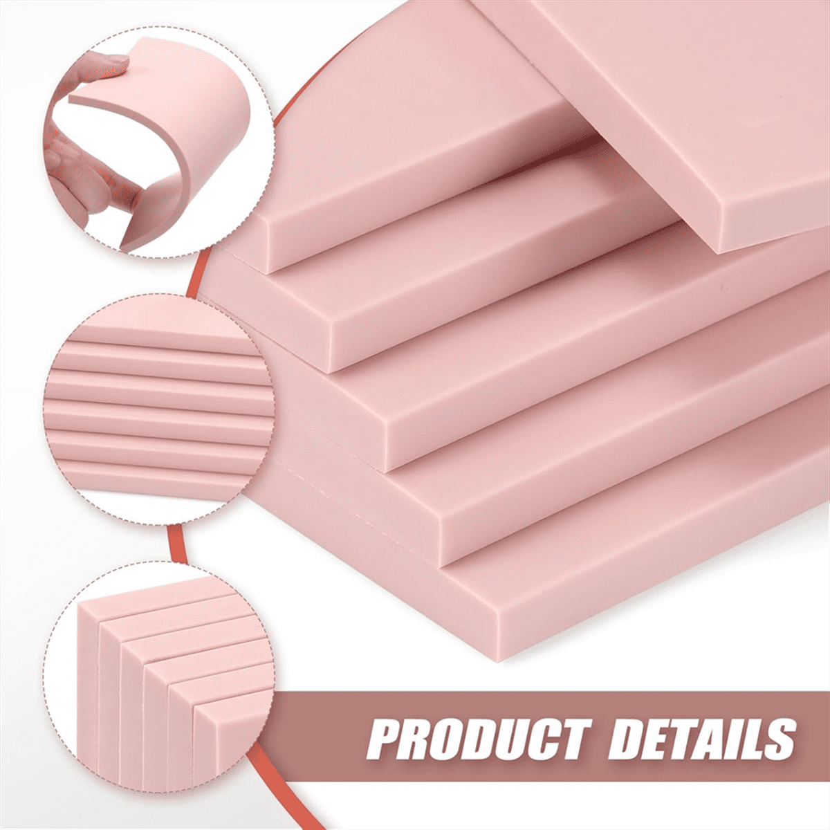Linoleum Blocks for Printmaking Supplies 6PCS 4 Inch X 6 Rubber Linocut Block Printing Kit Stamp Carving