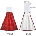 thumbnail image 4 of Winter Holiday Christmas Snowflake Hand Towels for Bathroom and Kitchen, Xmas Winter Hanging Bath Kitchen Towel Washcloths, Absorbent Thick Kitchen Bathroom Microfiber Towel Bulk, 12"x17", 4 of 6