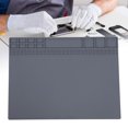 thumbnail image 4 of Heat Resistant Repair Pad Solder Station Pad 408x350x8mm Silicone Repair Mat T Magnetic Silicone for Solder Station for Desk Mat, 4 of 8