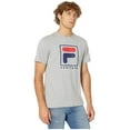 thumbnail image 2 of Fila Heritage F Box Logo Men's T-Shirt Heather Grey lm913787-073, 2 of 3