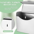 thumbnail image 2 of 2 Pcs Sanitary Napkin Disposal Receptacle Stainless Steel Sanitary Napkin Receptacle Tampon Disposal Bin Wall Mounted, 2 of 7
