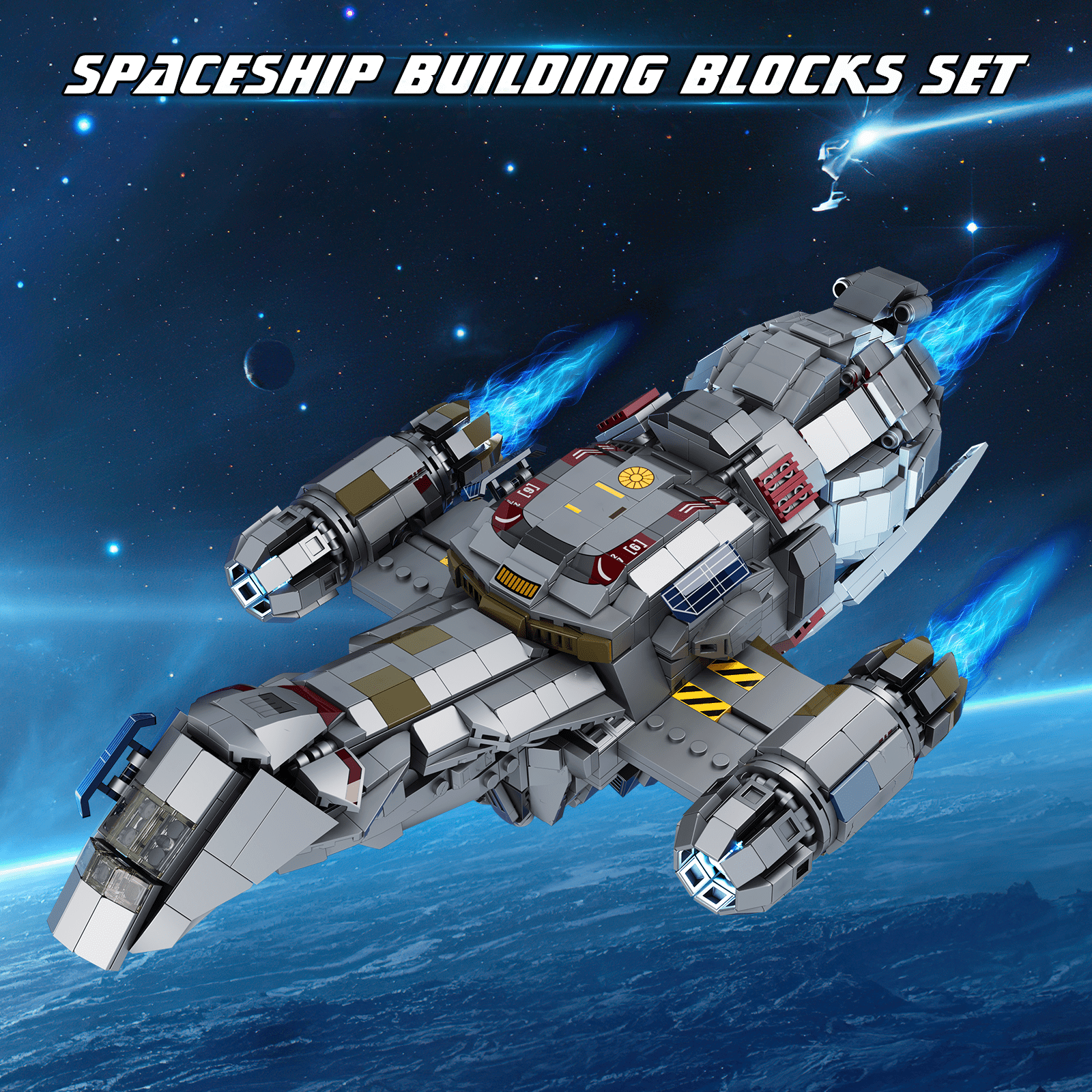 Firefly Spaceship Building Blocks Sets Space Aircraft Mode Toy Set Compatible with Lego Creative Bricks Building Toys for Adults Aged 8+