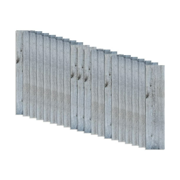 Duela vinílica autoadherible Piso, Pared y Techo / 15x92cm /20 piezas / 2.76m2 Roble Carbonizado DVA04