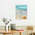 thumbnail image 3 of Lingy  Seashell Large Seascape Canvas Prints on Modern Stretched Canvas Wall Art Sea Beach Pictures Artwork for Living Room Bedroom Home Decorations L, 3 of 5