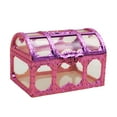 thumbnail image 2 of D-GROEE Vintage Clear PP Jewelry Trinket Box Shadow Vanity Rings Earrings Box Organizer Cards Collection Display Case Decorative Keepsake Box with Lid for Home Decor, 2 of 8