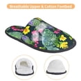 thumbnail image 3 of Fotbe Watercolor Cactuses Pantuflas Peludas para Mujer con Estampado, Zapatillas de Peluche, Zapatos de Invierno para Casa, Uso Interior y Exterior-Medium, 3 of 8