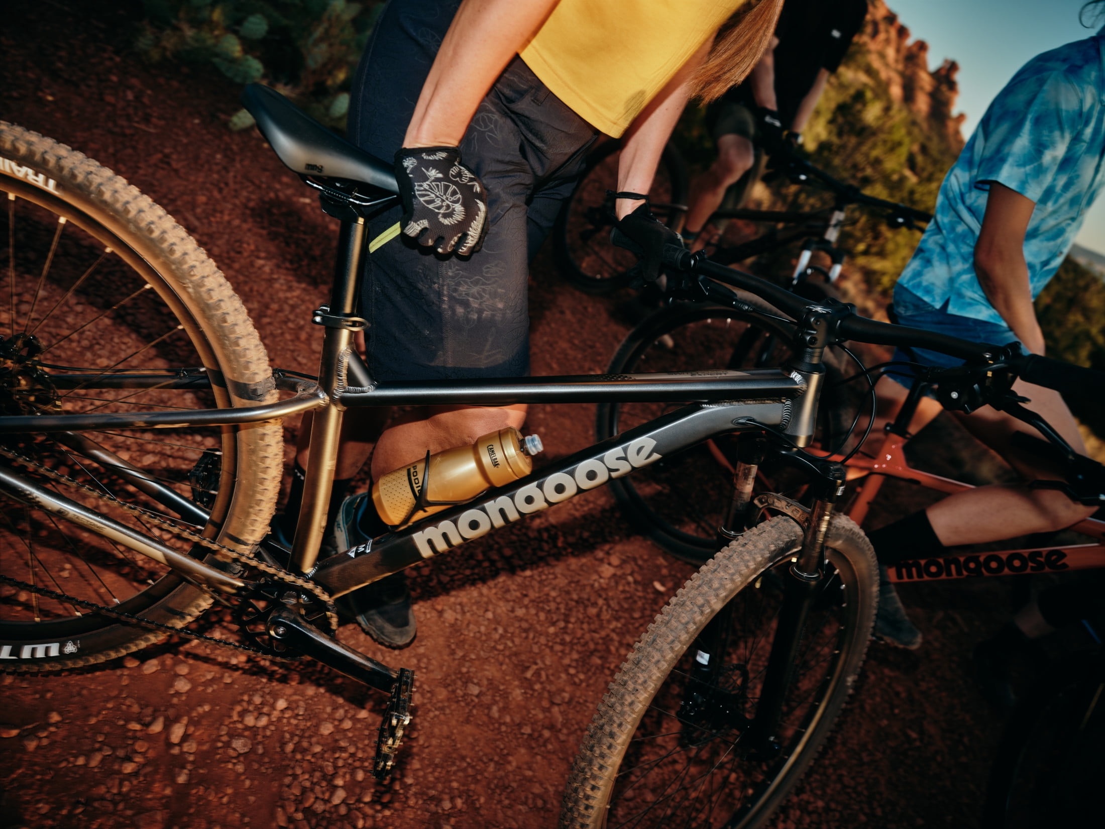Mongoose Switchback Expert Mountain Bike, 29" Wheels, Extra-Large Frame, Gray
