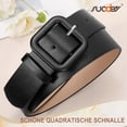 thumbnail image 6 of SUOSDEY Belts for Women,Ladies Belt for Jeans Pants Dresses,Candy Color Fashion Square Buckle Belt, 6 of 8
