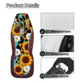 thumbnail image 5 of CHAQLIN Skull Sunflower Universal Seat Covers for Cars Polyester Easy Install Protection Car Seat Covers for Auto, 5 of 7