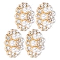 thumbnail image 4 of Flower Shoe Clip, Women Shoe Clip Fashionable Shoe Clip  For Party Gold, 4 of 8