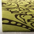 thumbnail image 3 of SAFAVIEH Soho Hunter Floral Wool Area Rug, Brown/Green, 5' x 8', 3 of 3