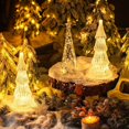 thumbnail image 2 of Dropshipping, regalo de Navidad de cristal, mesa de árbol, ventana de compras, luces LED decorativas de Navidad, 2 of 4