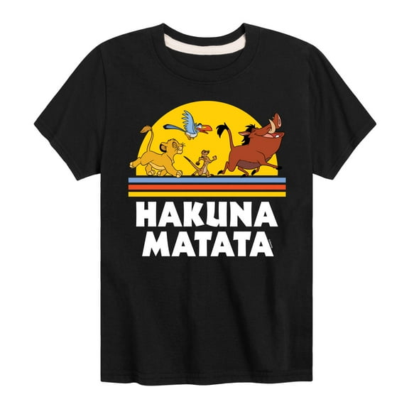 The Lion King - Hakuna Matata - Sunshine - Toddler & Youth Short Sleeve Graphic T-Shirt
