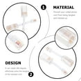 thumbnail image 4 of 2Pcs RJ9 Telephone Cord Detanglers Extended Rotating Anti Tangle Swivel Adapters, 4 of 8
