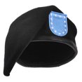 thumbnail image 1 of Rothco Inspection Ready Black Beret With Flash, 1 of 2