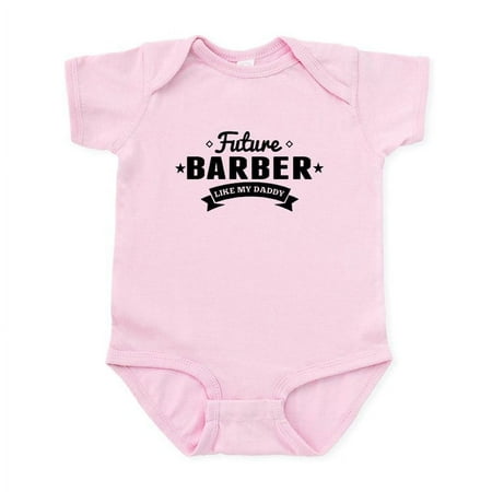 

CafePress - Future Barber Like My Daddy Body Suit - Baby Light Bodysuit Size Newborn - 24 Months