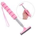 thumbnail image 2 of Miangastore 1Pack Car Rearview Mirror Cleaner Tool Pink Telescopic Design with Stainless Steel 37.8X2.6X0.8In, 2 of 8