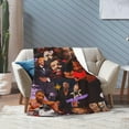 thumbnail image 6 of Blanket Michael Actors B. Jordans Throw Flannel Blankets Warm Soft Cozy Fuzzy Air Conditioning Blanket for Living Room Sofa Bed Gift Blankets for All Seasons 30"x40", 6 of 6