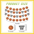 thumbnail image 2 of 1 Pcs Basketball Theme Banner, Basketball Party Decoration, Pre-Strung Sports Birthday Hanging Decorations Game Day Teens Balls Party Garland Sign Sports Party Supplies 9.8ft, 2 of 9