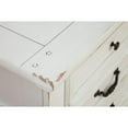 thumbnail image 4 of American Woodcrafters Stonebrook 7-Drawer Antique White Wood Dresser, 4 of 5