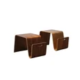 thumbnail image 4 of Mesa auxiliar moderna de diseño de mediados de siglo para desayuno, revistero de madera contrachapada de madera curvada, muebles para sala de estar, mesa lateral para cama de té para ordenador portáti, 4 of 4