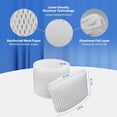 thumbnail image 4 of 6 Pack WF2 Humidifier Filters for Vicks Humidifier V3100 V3500 V3600 V3700 V3800 V3850 V3900, for Honeywell HCM-350 HCM-630 HCM-300T, for Kaz 3020, for Sunbeam 1118 1119, ECM-250i, ECM-500, 4 of 6