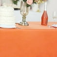 thumbnail image 2 of BalsaCircle 6 Pieces 60" x 102" Orange Rectangle Polyester Tablecloths Table Cover Linens, 2 of 7