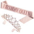 thumbnail image 2 of Diadema con diamantes de imitación brillantes Inteprter con correa para el hombro portátil Oro rosa, 2 of 6