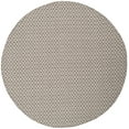 thumbnail image 2 of SAFAVIEH Montauk Corrine Geometric Cotton Area Rug, Ivory/Grey, 6' x 6' Round, 2 of 6