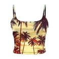 thumbnail image 5 of QUNYINEY Womens Tank Tops Hawaiian Summer Camisole Crop Shirts Crew Neck Sleeveless Beach Vacation Loose Fit Tops for Women, 5 of 5