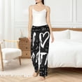 thumbnail image 4 of Balery I love Math Pantalones de pijama para mujer, pijamas ultraligeros, pantalones de estar por casa-Large, 4 of 6