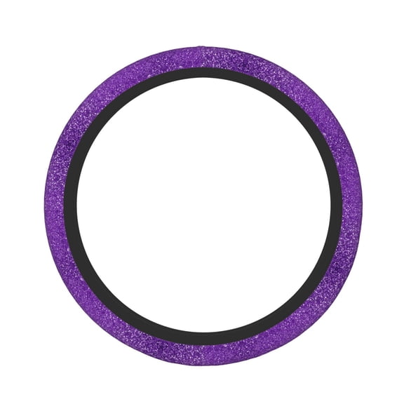 Naloa Glitter Purple Elastic Steering Wheel Cover, Auto Steering Wheel Cover – 15 Inch , Comfortable Grip, Fit Suvs,Vans Cars,Trucks
