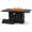 Black, variant on Propane Gas Fire Pit Tables 62.5" Outdoor Aluminum Rectangular Firepit 50,000 BTU with Lid, Black