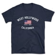 thumbnail image 1 of West Hollywood California Patriot Men's Cotton T-Shirt, 1 of 1