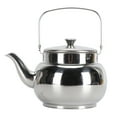thumbnail image 2 of Stainless Steel Teapot with Removable Filter, Metal Tea Pot, Tea Kettle Coffee Table Serving Pot for Home Hotel Restaurant, 2 of 7