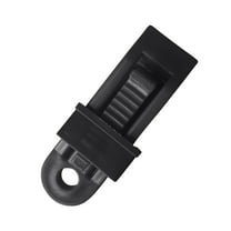 Heavy Duty Tarp Clips , Multi-Purpose Awning Clamps Set with Strong Lock Grip for Holding Up Tarp, Canopy, Sun Shade, and Pool Cover -Black