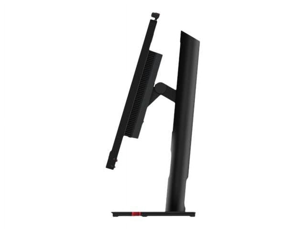 Lenovo ThinkVision T24v-30 24" Class Webcam Full HD LED Monitor - 16:9 - Raven Black - 23.8" Viewable - In-plane Switching (IPS) Technology - WLED Backlight - 1920 x 1080 - 16.7 Million Colors - 25...