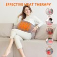 thumbnail image 5 of Coussin chauffant électrique prise ue arrêt automatique 10 niveaux de température couverture chauffante Super douce pour le dos épaule cou ventre, 5 of 5