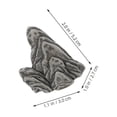 thumbnail image 2 of GOOHOCHY 12Ud Adorno Pequeño De Piedra Para Acuario Oscuro Con Textura Detallada Para Creativa, 2 of 8
