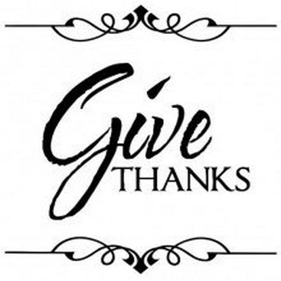 Do It Yourself Wall Decal Sticker Give Thanks Living Room