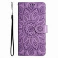 thumbnail image 4 of Funda tipo cartera GANGXUN para Samsung Galaxy S25 FE , diseño girasol, cuero PU, soporte, cierre magnético, tarjetero, 4 of 5