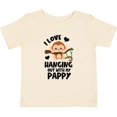 thumbnail image 3 of Inktastic Monkey I Love Hanging out with My Pappy Boys or Girls Baby T-Shirt, 3 of 5
