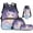 Starry Axolotl, variant on Pzuqiu Cute Bee School Backpack for Girls Kids Backpacks for Girls Backpack Lunch Box with Pencil Bag Water Bottle Holder, 17 Inch Travel Daypack Camping School Bag 4pcs
